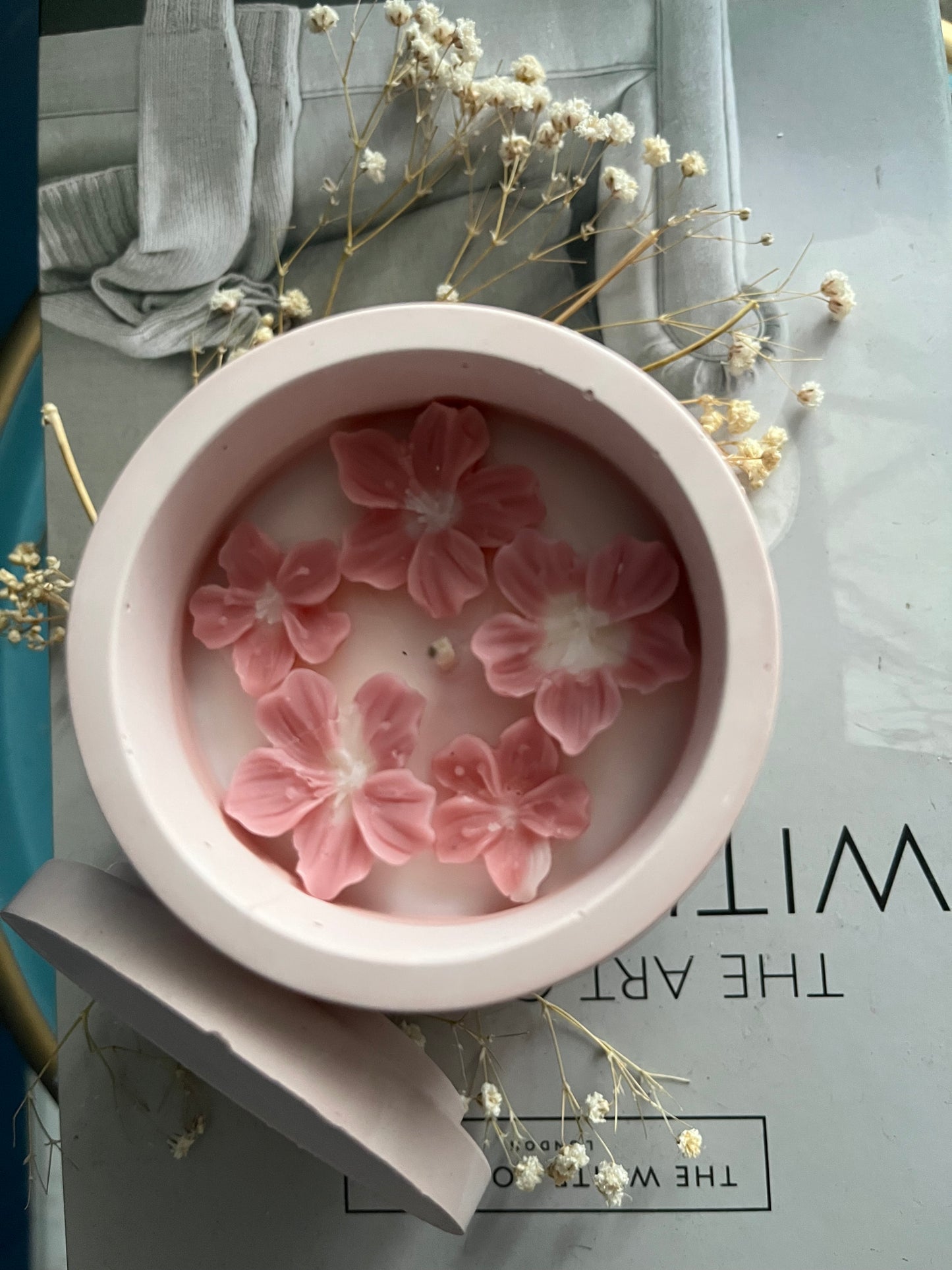 Mama Duftkerze Kirschblüten | Kerze Keramik Muttertag