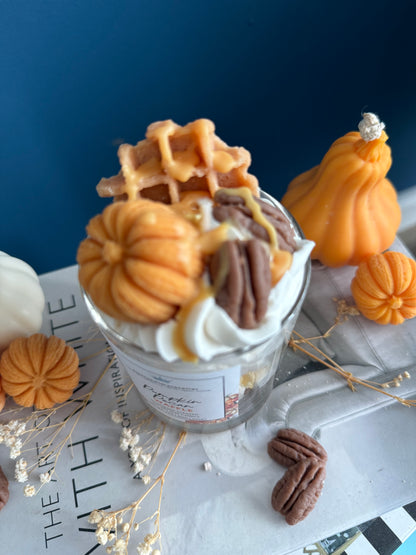 Pumpkin Pecan Waffle Duftkerze | Dessertkerze