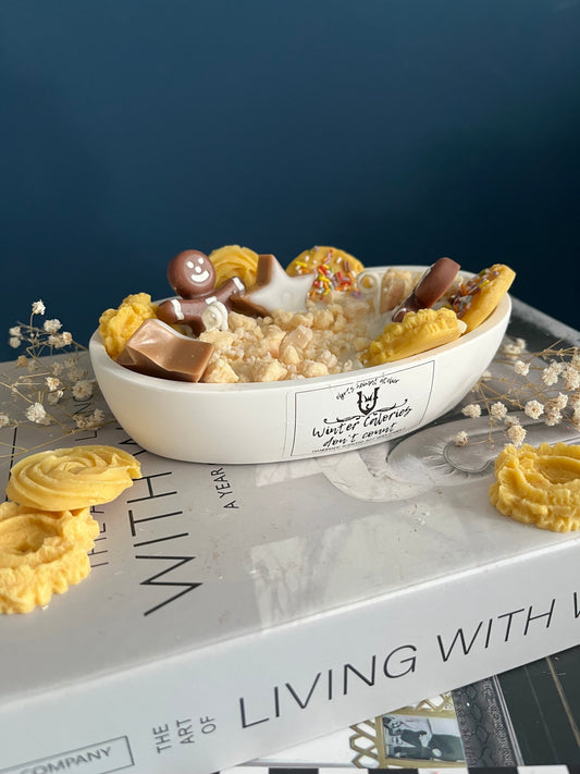 Lebkuchen Keks Duftkerze | Dessertkerze Schale