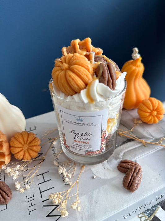 Pumpkin Pecan Waffle Duftkerze | Dessertkerze