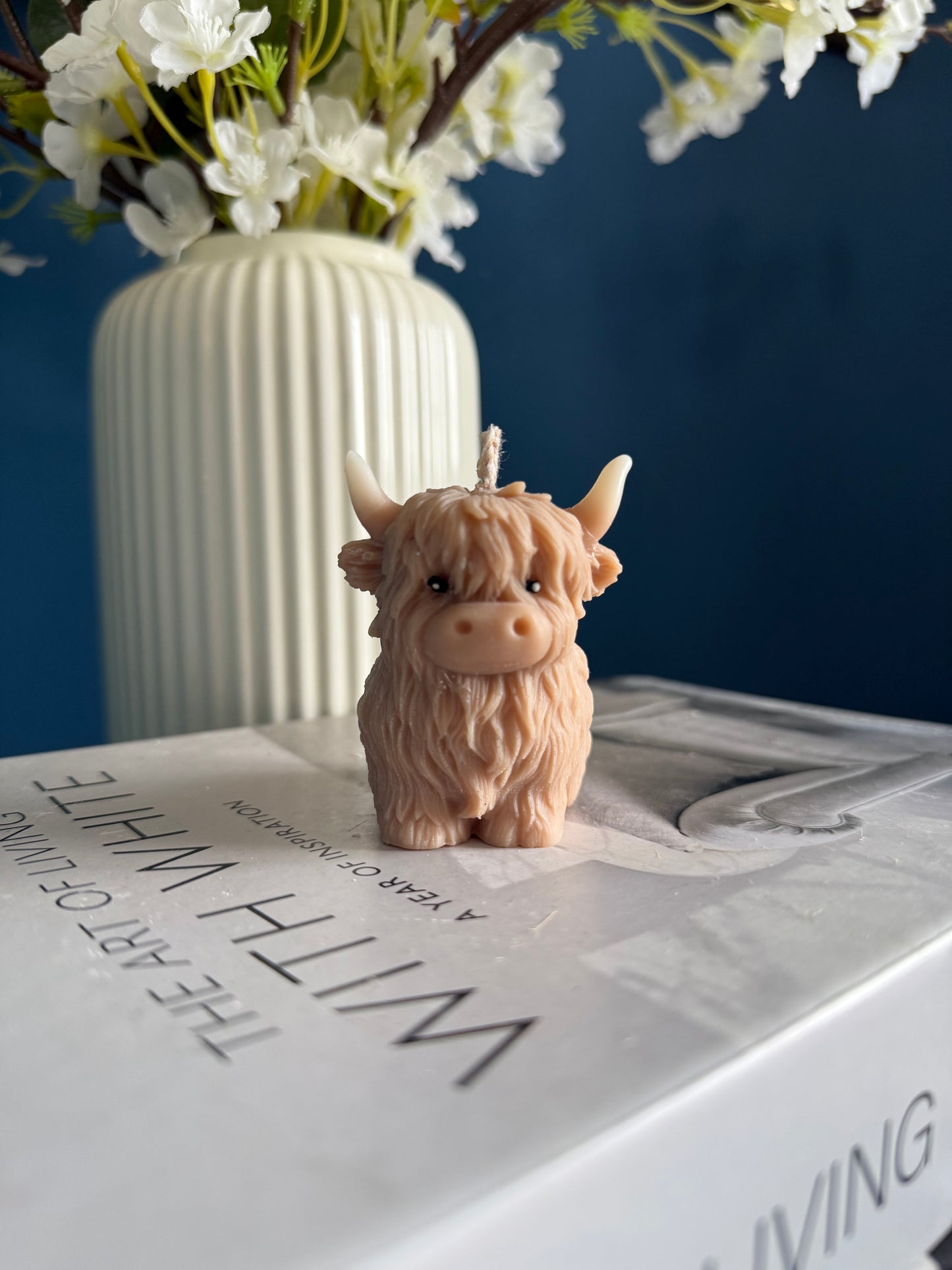 Hochland Rind - Highland Cow Kuh Kerze | Rapswachs vegan