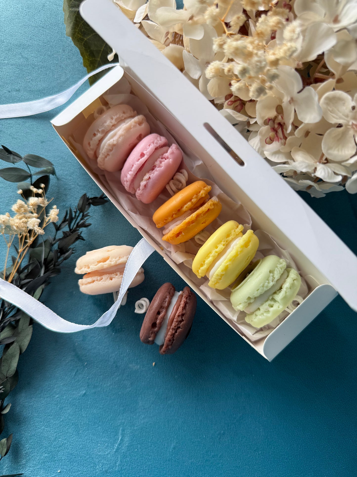Macaron Magnifique | 5er Set Macaron Duftkerzen | THE PATISSERIE COLLECTION