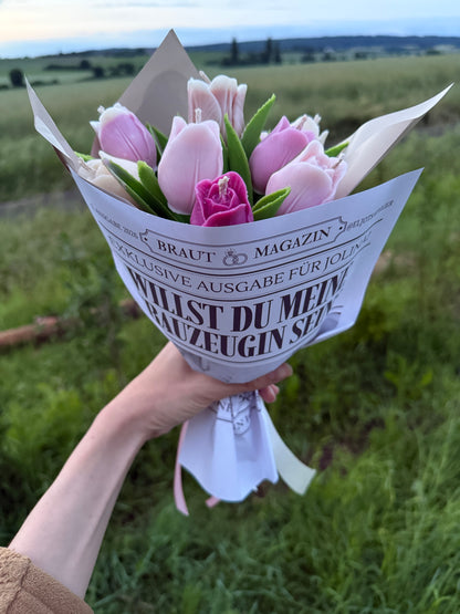 Tulpenstrauß Duftkerzen | personalisierbar